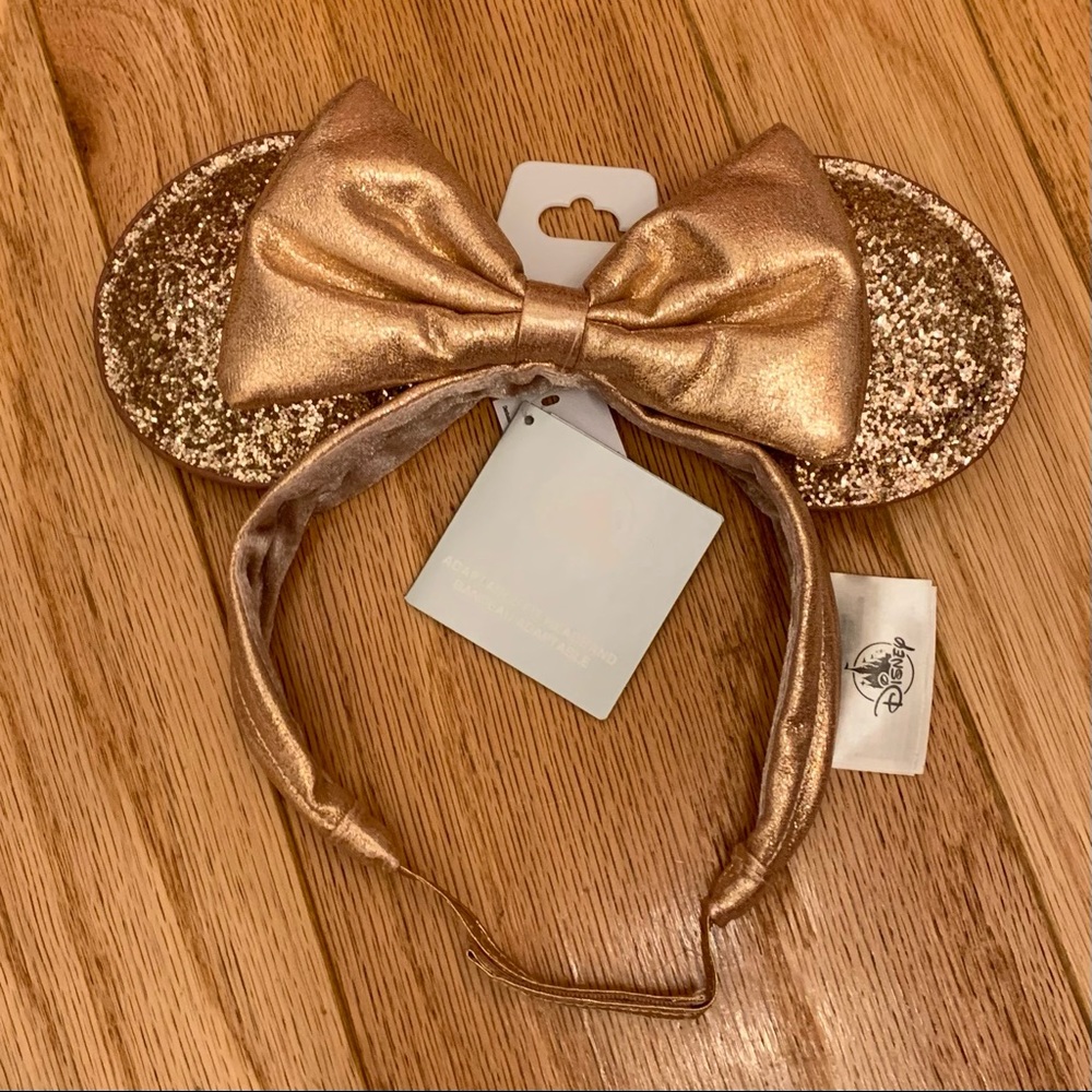 Rose Gold adjustable Minnie ears